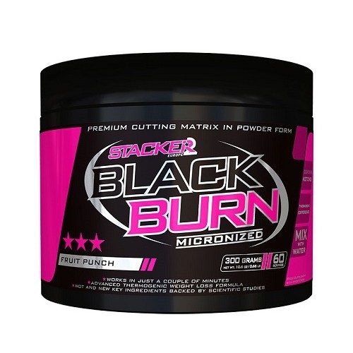 Stacker2 Black Burn Micronized (300g) Lemon-Lime
