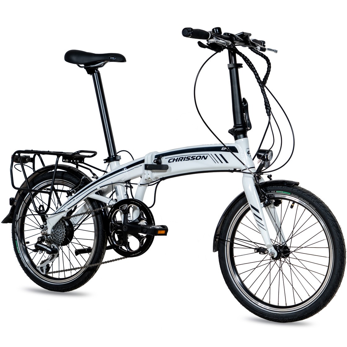 Xplorer Zložljivo Električno kolo EF1 WHITE 