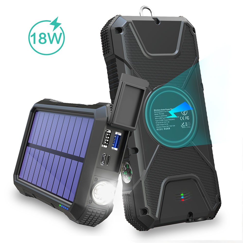 20000mAh QC3.0 &PD hitro polnjenje Brezžična baterija za polnjenje