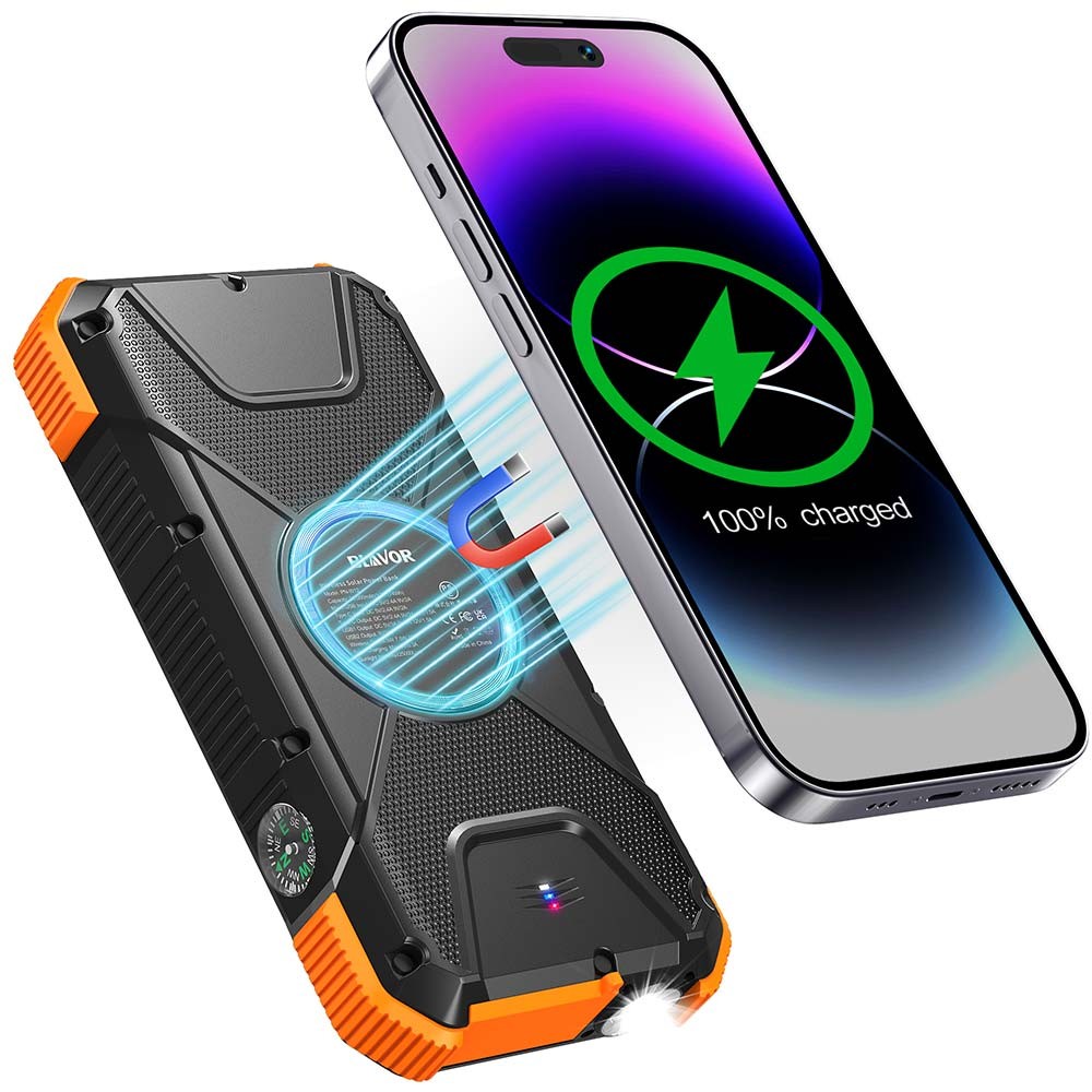 20000 mAh QC3.0 &PD hitro polnjenje z magnetno brezžično polnilno baterijo