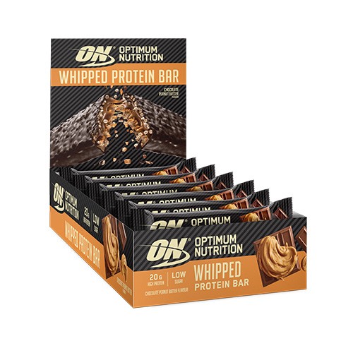 Optimum Nutrition Whipped Protein Bar (10x60g) Peanut & Salted Caramel