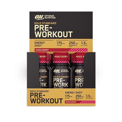 Optimum Nutrition Gold Standard Pre-Workout Shot (12x60ml) Lemon Lime