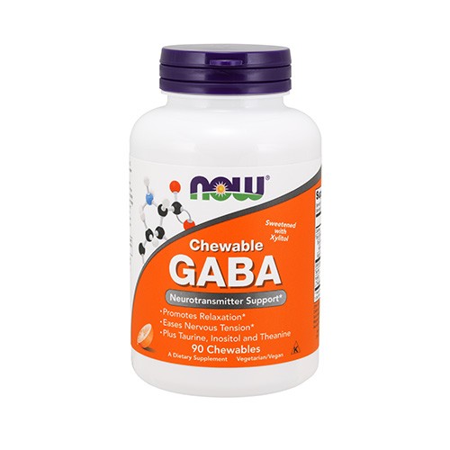 Now Foods Gaba Chewable (90) Orange