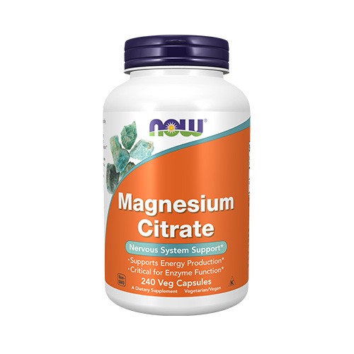 Now Foods Magnesium Citrate (240 vcaps) Unflavoured