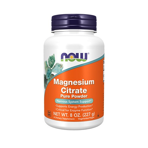 Now Foods Magnesium Citrate Pure Powder (227g) Unflavoured