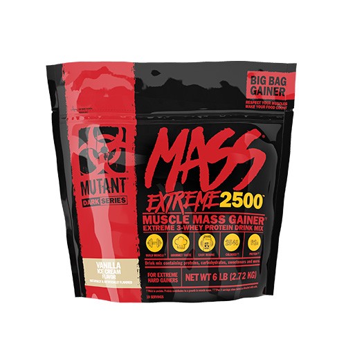 Mutant Mutant Mass XXXTREME 2500 (6lbs) Vanilla Ice Cream