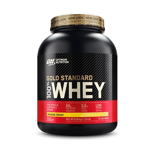 Optimum Nutrition 100% Whey Gold Standard (5lbs) Vanilla Ice Cream