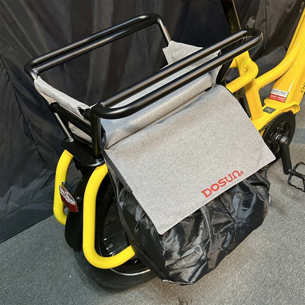Xplorer Urban Bug E-bike zadnji prtljažnik v obliki črke V + torba za zadnji prtljažnik v obliki črke V