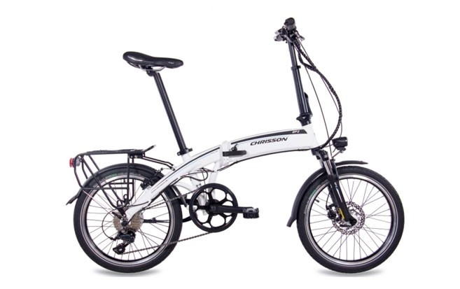 Xplorer Zložljivo Električno kolo EF2 White