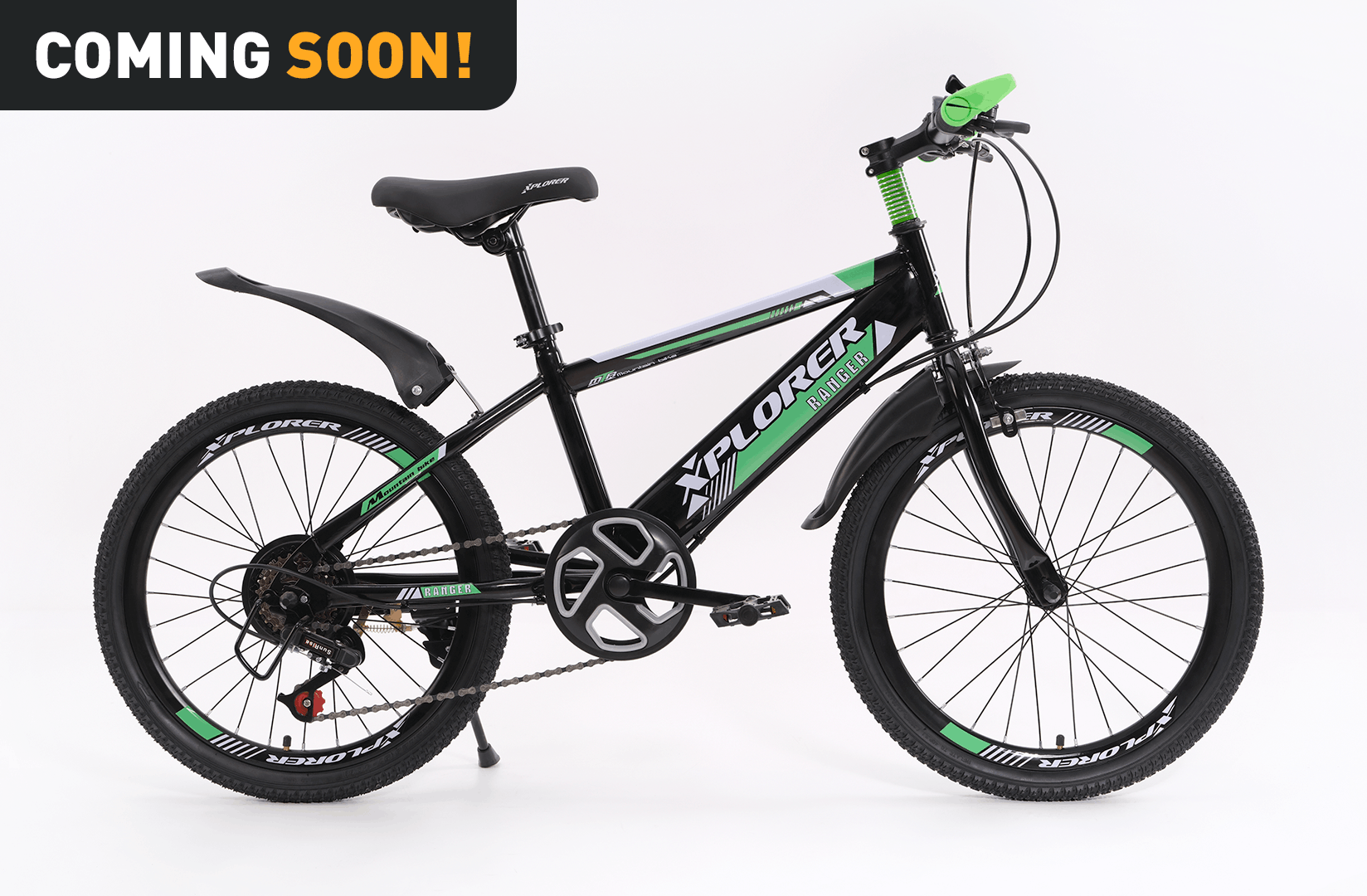 Kids bicycle Xplorer Ranger black-green 20"