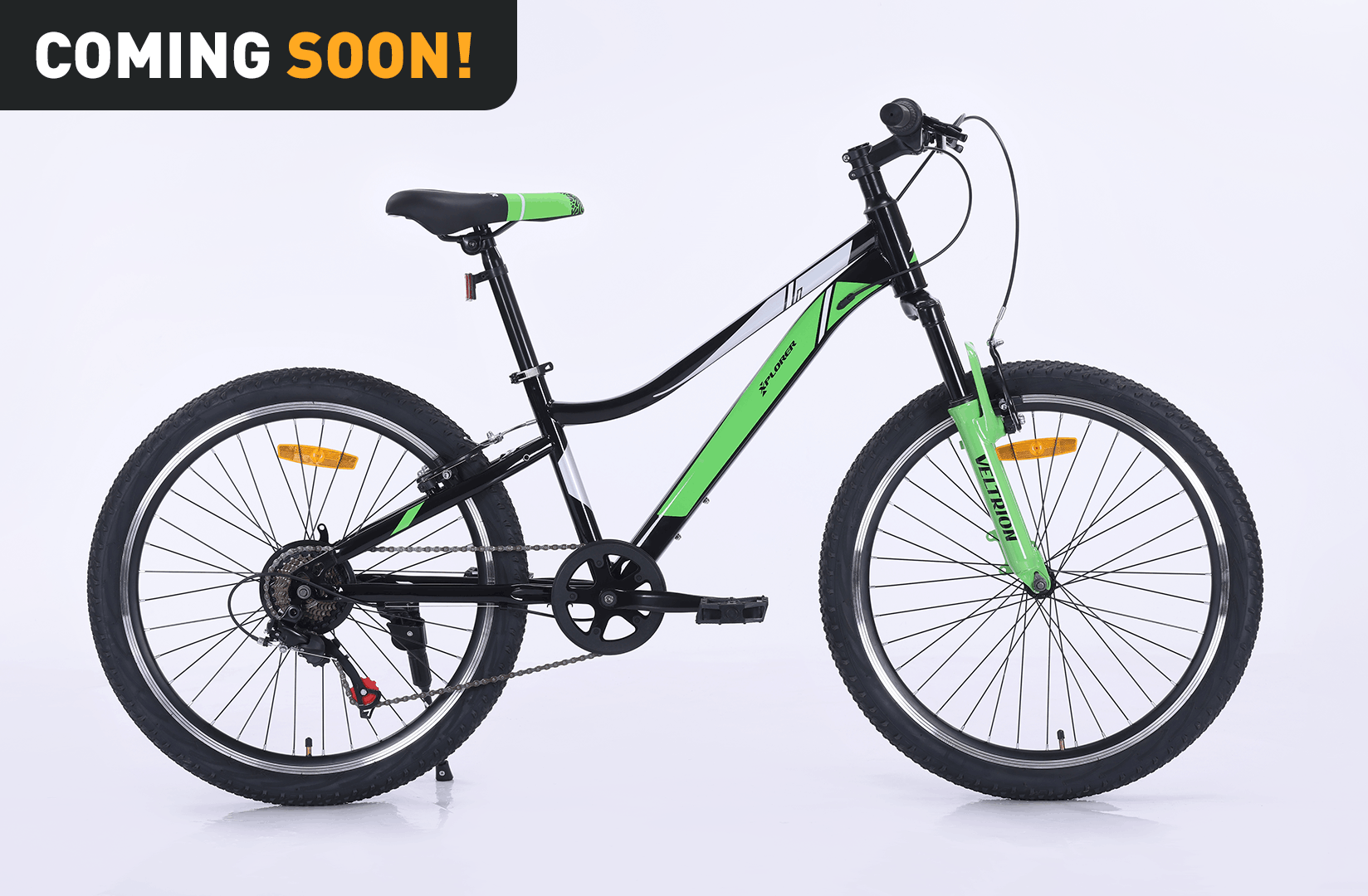 Otroško kolo Xplorer VELTRION Black-Green 24"