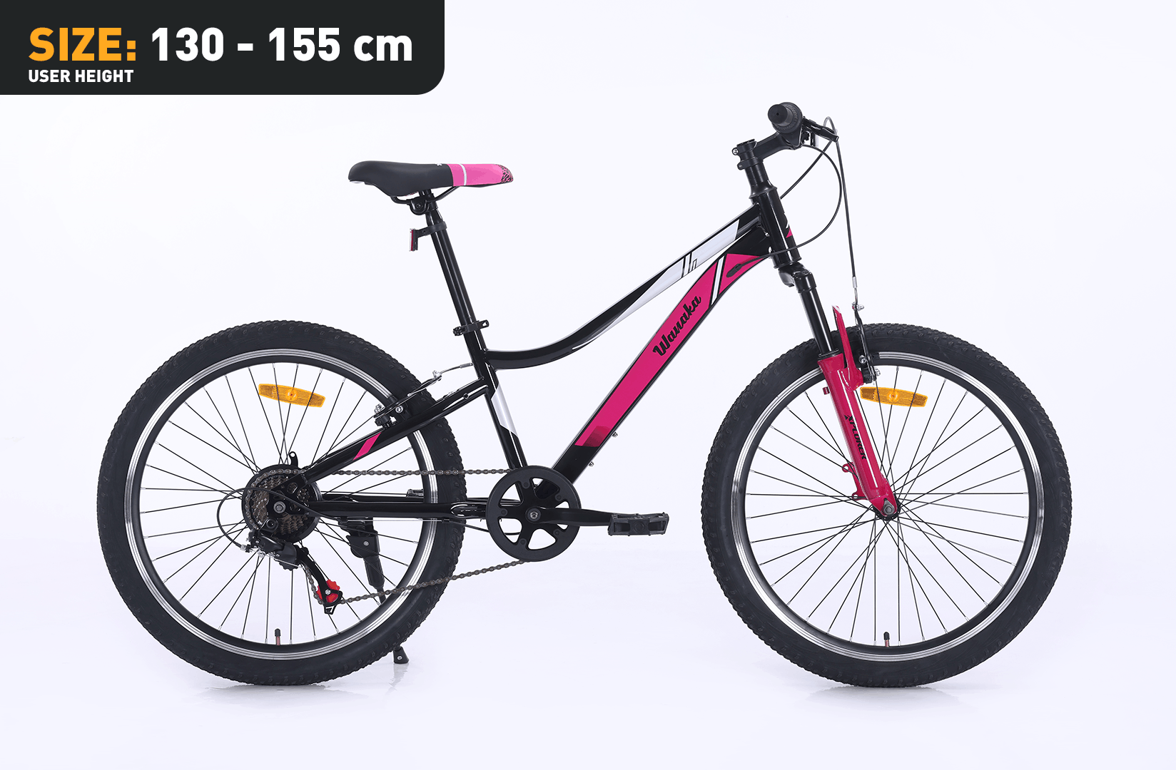 Otroško kolo Xplorer WANAKA Black-pink 24"