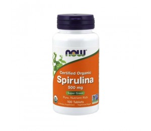Now Foods Spirulina Certified 500mg (100) Standard