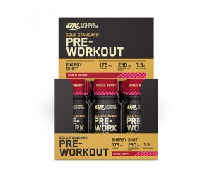 Optimum Nutrition Gold Standard Pre-Workout Shot (12x60ml) Lemon Lime