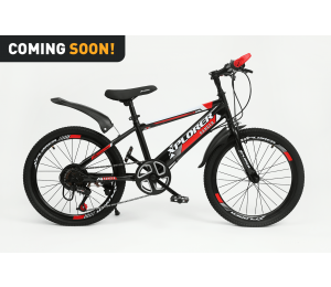 Kids bicycle Xplorer Ranger black-red 20"