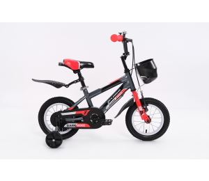 Xplorer kids bicycle DARK black-red 12"
